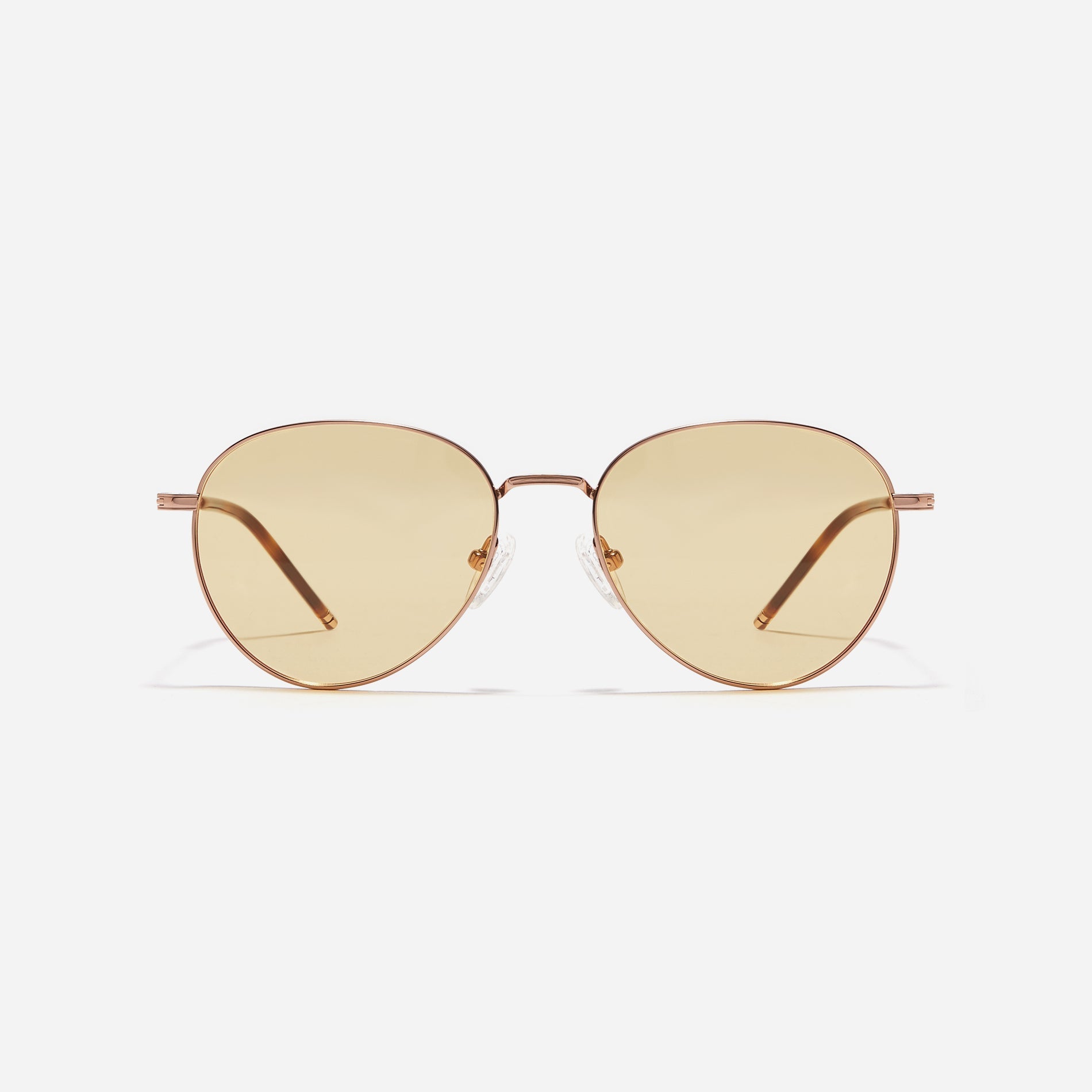 Retro aesthetic Boeing-style sunglasses crafted entirely from titanium.